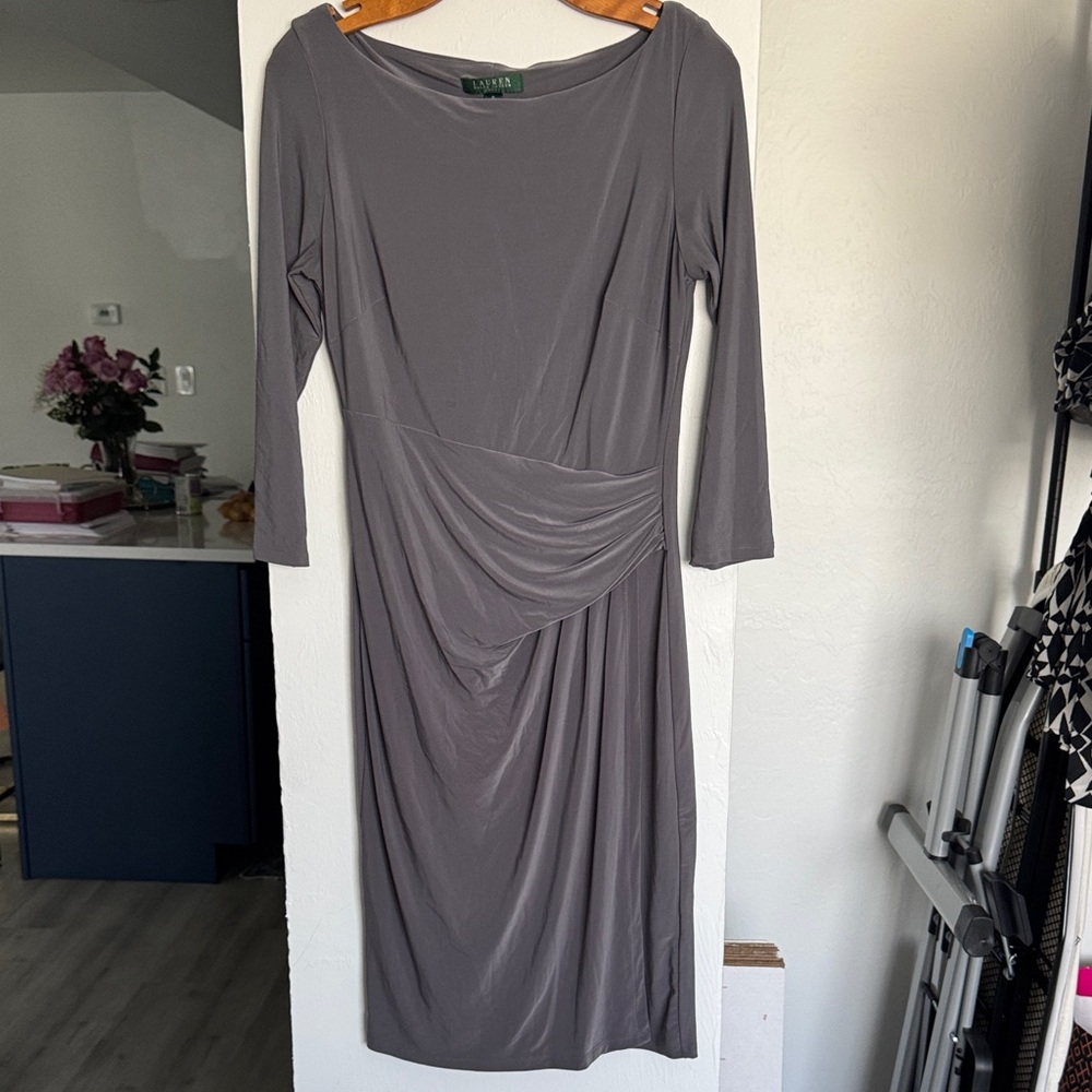 Ralph Lauren  Slate Long Sleeve Dress